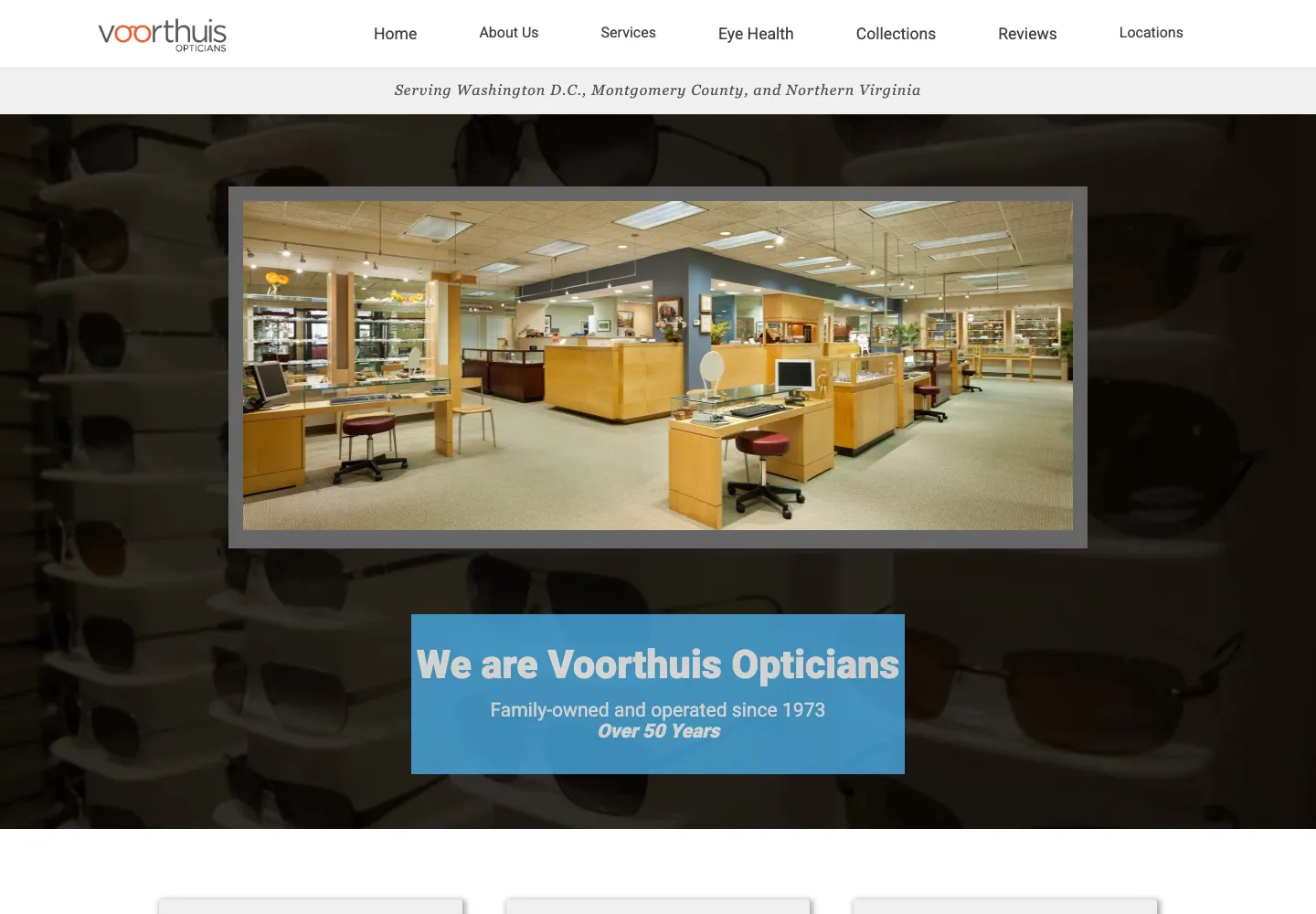 Voorthuis Opticians, old site